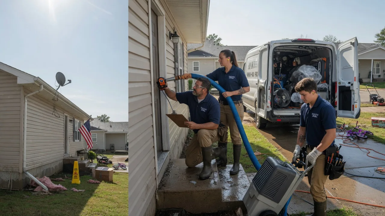 Ceiling Water Damage Restoration in Sullivan, IN near me